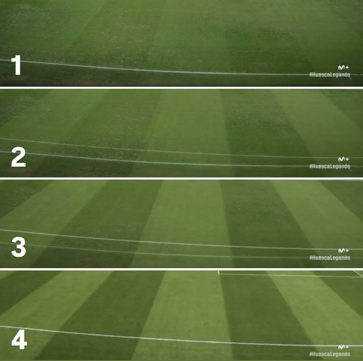 _naxotellado's tweet image. Este es el nivel de solape entre el terreno real y el terreno virtual en 3D que utiliza el SAOT para determinar un fuera de juego en el #HuescaLeganés .Fíjense en la línea de banda que aparece en primer plano. La capacidad de calibración es lamentable. El chiste se cuenta solo.