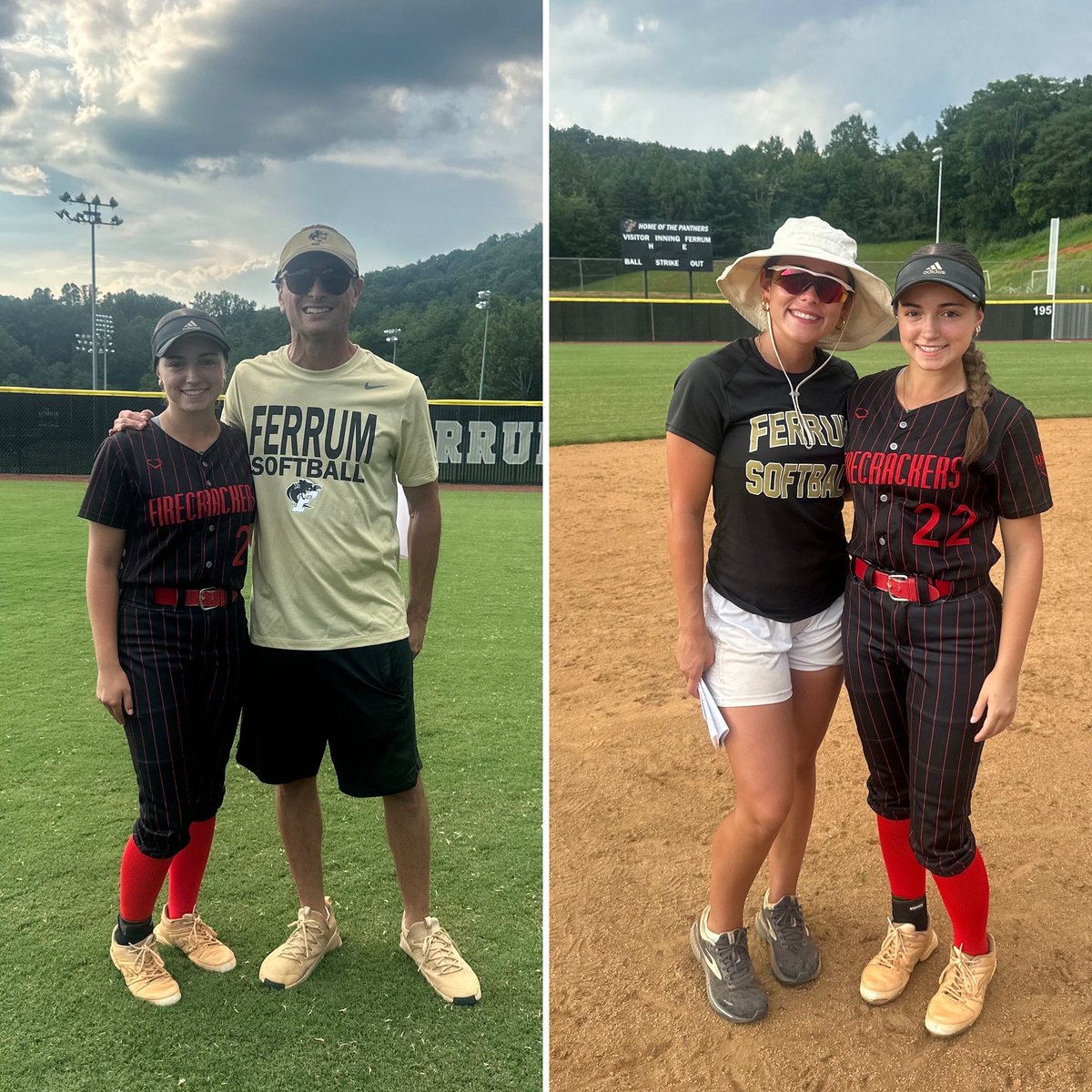 Firecrackers NC Hooks (@fc_hooks) on Twitter photo B🧨G Shoutout to Addison Neuens (2027) for attending the Ferrum College Prospect Camp today! <a href="/softballferrum/">Ferrum Softball</a> <a href="/Firecrackersinc/">Firecracker Softball</a> <a href="/LineDsoftball/">Line Drive Media</a> <a href="/CoastRecruits/">Coast 2 Coast Recruits</a> <a href="/SoftballDown/">Down South Softball</a> <a href="/FerrumAthletics/">Ferrum Athletics</a>
Thank you Coach Freeman and Coach Cooney <a href="/Courtlynn_26/">Courtlynn Cooney</a> <a href="/Coachjosh8/">coach josh 🥎</a> B🧨G Shoutout to Addison Neuens (2027) for attending the Ferrum College Prospect Camp today! <a href="/softballferrum/">Ferrum Softball</a> <a href="/Firecrackersinc/">Firecracker Softball</a> <a href="/LineDsoftball/">Line Drive Media</a> <a href="/CoastRecruits/">Coast 2 Coast Recruits</a> <a href="/SoftballDown/">Down South Softball</a> <a href="/FerrumAthletics/">Ferrum Athletics</a>
Thank you Coach Freeman and Coach Cooney <a href="/Courtlynn_26/">Courtlynn Cooney</a> <a href="/Coachjosh8/">coach josh 🥎</a>