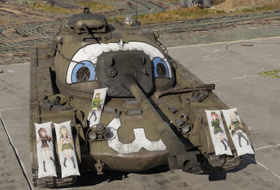 astr0Batt's tweet photo. War Thunder in 2025 be like:
#WarThunder #dakimakura #m48patton https://t.co/960mUGBwRe