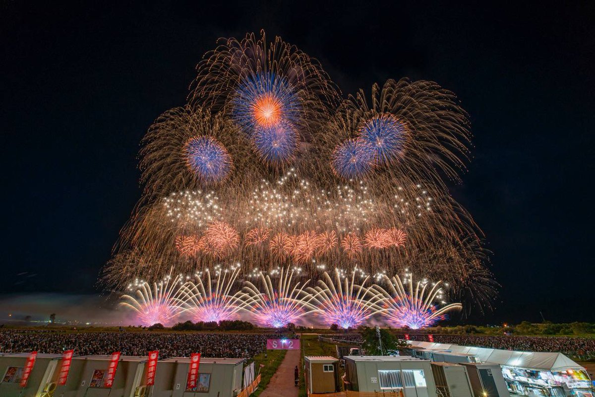 花火 花火配信] 25.8.16 赤川花火大会 Akagawa Fireworks [山形県鶴岡