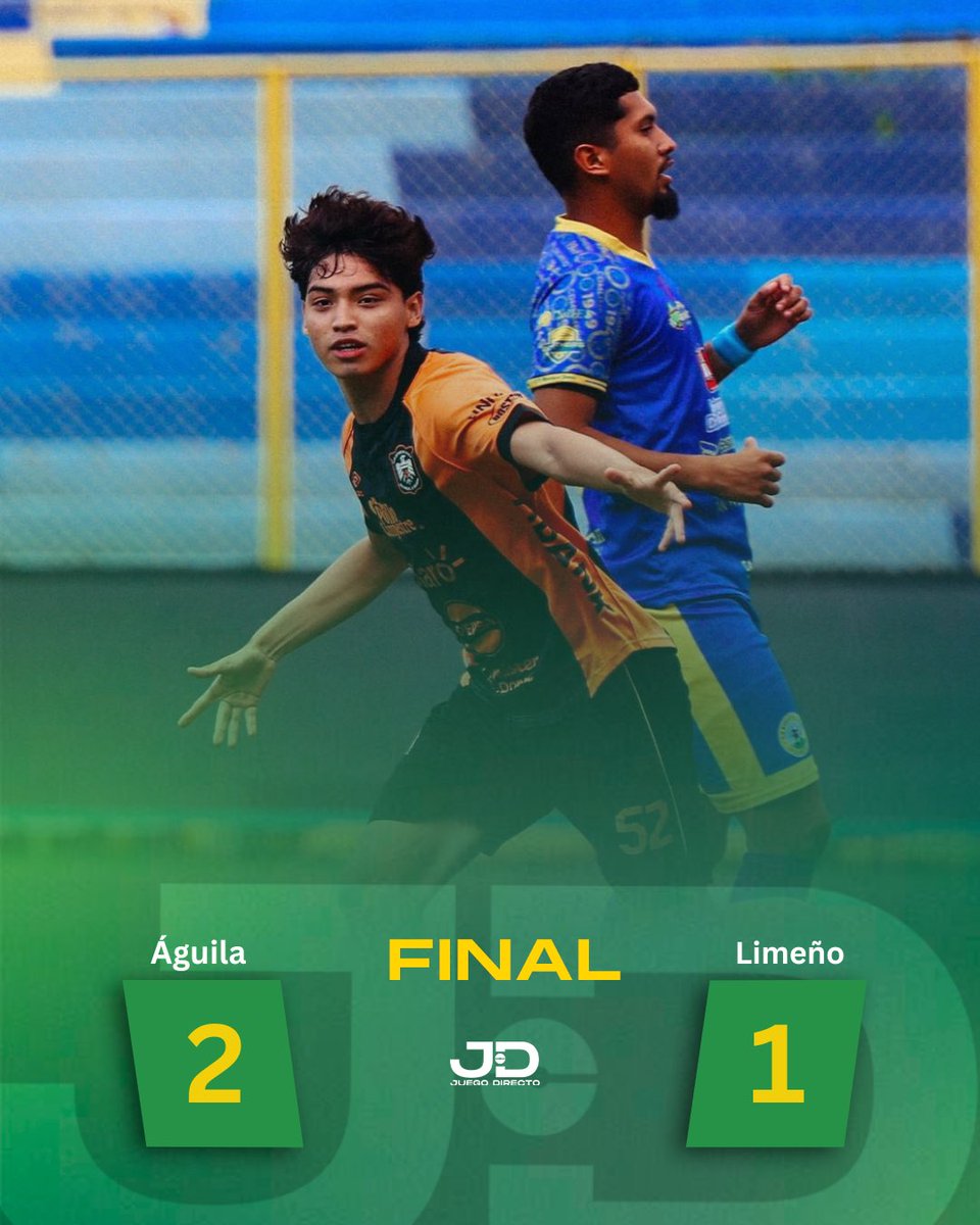 ✅🦅 Águila se reencontró con el triunfo después de tres jornadas al derrotar 2-1 a Municipal Limeño en un partido con dos expulsados. 

⚽️ El juvenil Carlos Garay y Joel Turcios sellaron el triunfo emplumado.