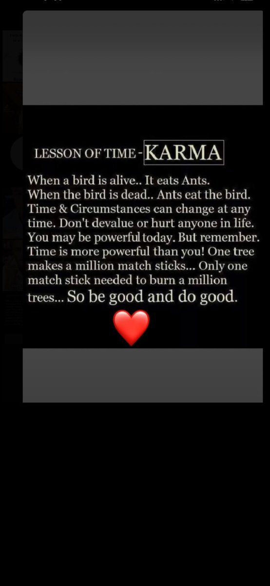 LESSONS OF TIME-KARMA