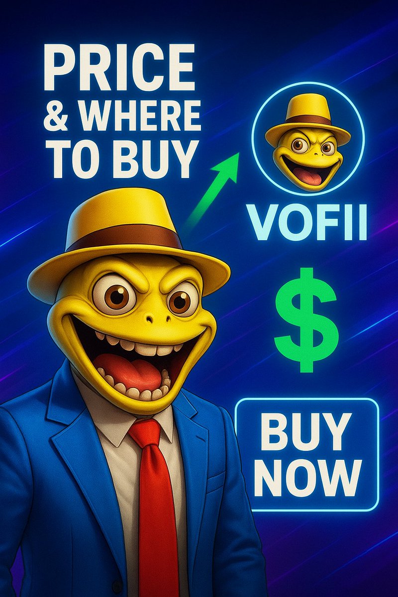 VOFIICOIN's tweet photo. VOFII SKY HIGH! 🚀
💰 Price: 0.00000078 NEAR
📊 MC: $2156
🔥 Progress: 3.38%
(21.14 NEAR Collected, 2.979 Left for 3.000 Goal → DEX)
👉 Buy in Telegram HOT Wallet – No KYC, DYOR
🔗 https://hot.wallet/vof.gra-fun.near
#VOFII #CryptoAuge #GraFun #NEAR https://t.co/TG8HDzqKWU