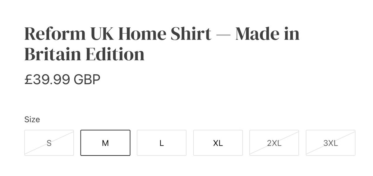 Be honest - is anyone surprised the sold out of 2XL and 3XL first? 😂