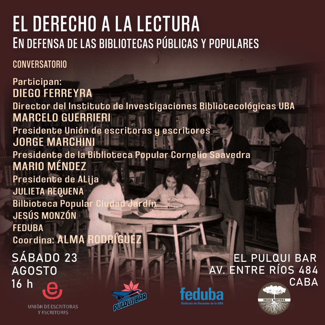 jorgemarchini's tweet photo. Cuando es imprescindible estar unidos para defender las bibliotecas públicas y populares. https://t.co/DMrJOz1oJ2