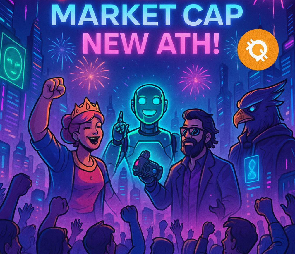 _Quitcoincrypto's tweet image. 🚀 QUITCOIN HITS $10 MILLION MARKET CAP! 🚀

A brand new ATH and the start of a new era. 📈🔥

#1 AI Meme Project on Coingecko 🦎👑

2,000+ members strong 💬

Over 6M QC (~$56K) distributed 💰

$3,500+ in competitions 🎁

This isn’t luck. This is Quitcoin + Community + Tech.…