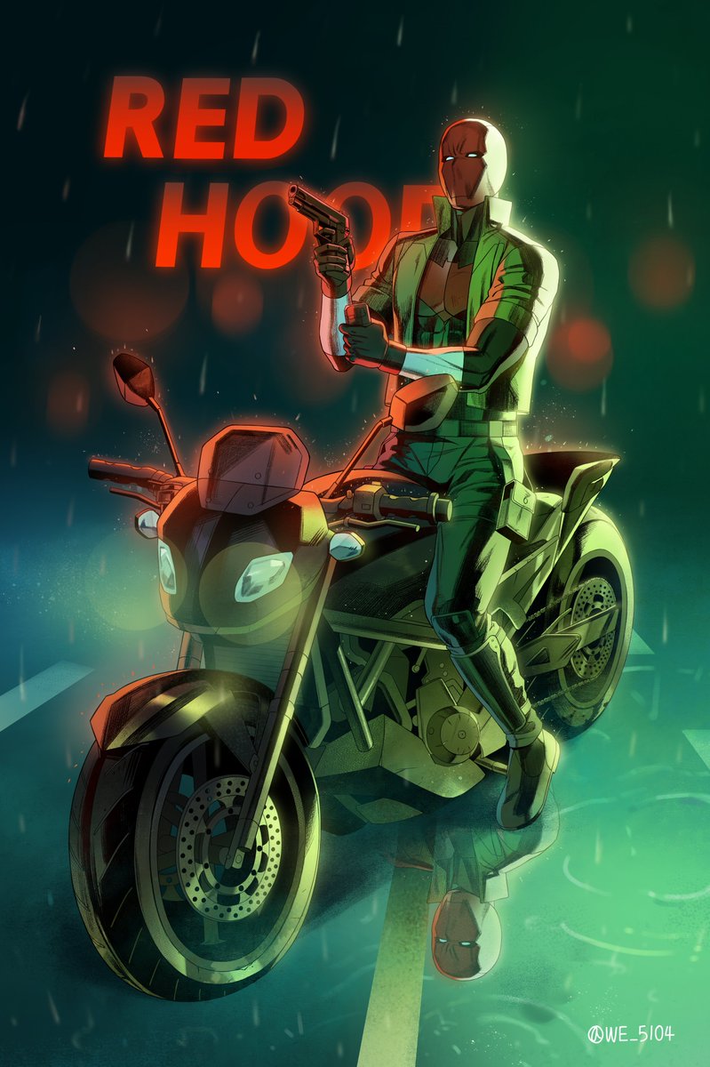 #JasonTodd 
#RedHood

레드후드 생일 카페 협력하였습니다 :)