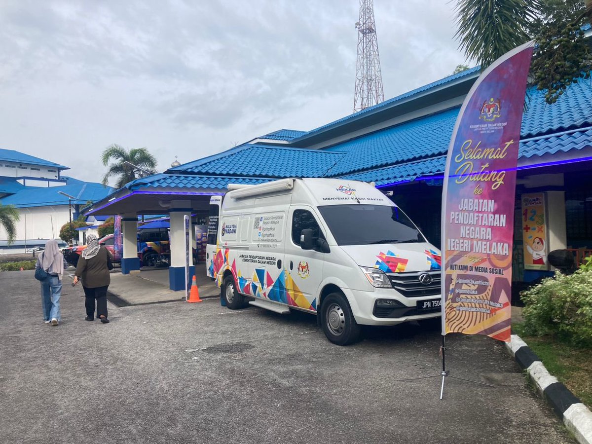 jpnmelaka's tweet image. Program Temu Seru (Outreach) KDN (16 Ogos 2025)
🚐 JPN Melaka dijemput sebagai pempamer &amp;amp; membuka Van MEKAR sempena Program Temu Seru (Outreach) KDN di IPK Melaka. Program berjalan lancar 👍
#JPNMelaka #VanMekar #KDN