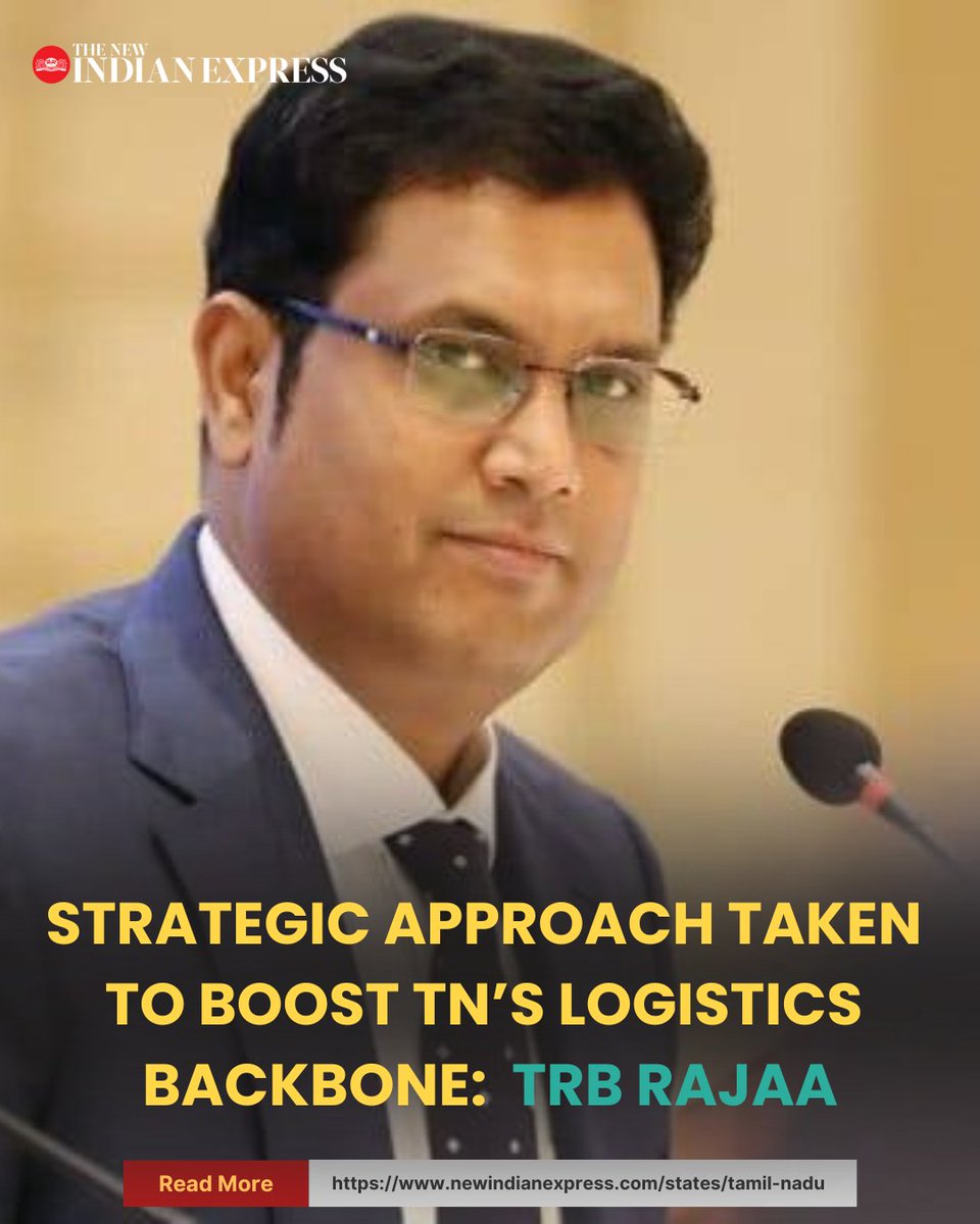 TNIE Tamil Nadu (@xpresstn) on Twitter photo In an interview with #TNIE, Industries Minister <a href="/TRBRajaa/">Dr. T R B Rajaa</a> highlighted that the #TamilNau government is stepping up efforts to bolster infrastructure in its southern districts to keep #VOCPort competitive over the long term and will soon unveil a warehousing policy and adopt a In an interview with #TNIE, Industries Minister <a href="/TRBRajaa/">Dr. T R B Rajaa</a> highlighted that the #TamilNau government is stepping up efforts to bolster infrastructure in its southern districts to keep #VOCPort competitive over the long term and will soon unveil a warehousing policy and adopt a