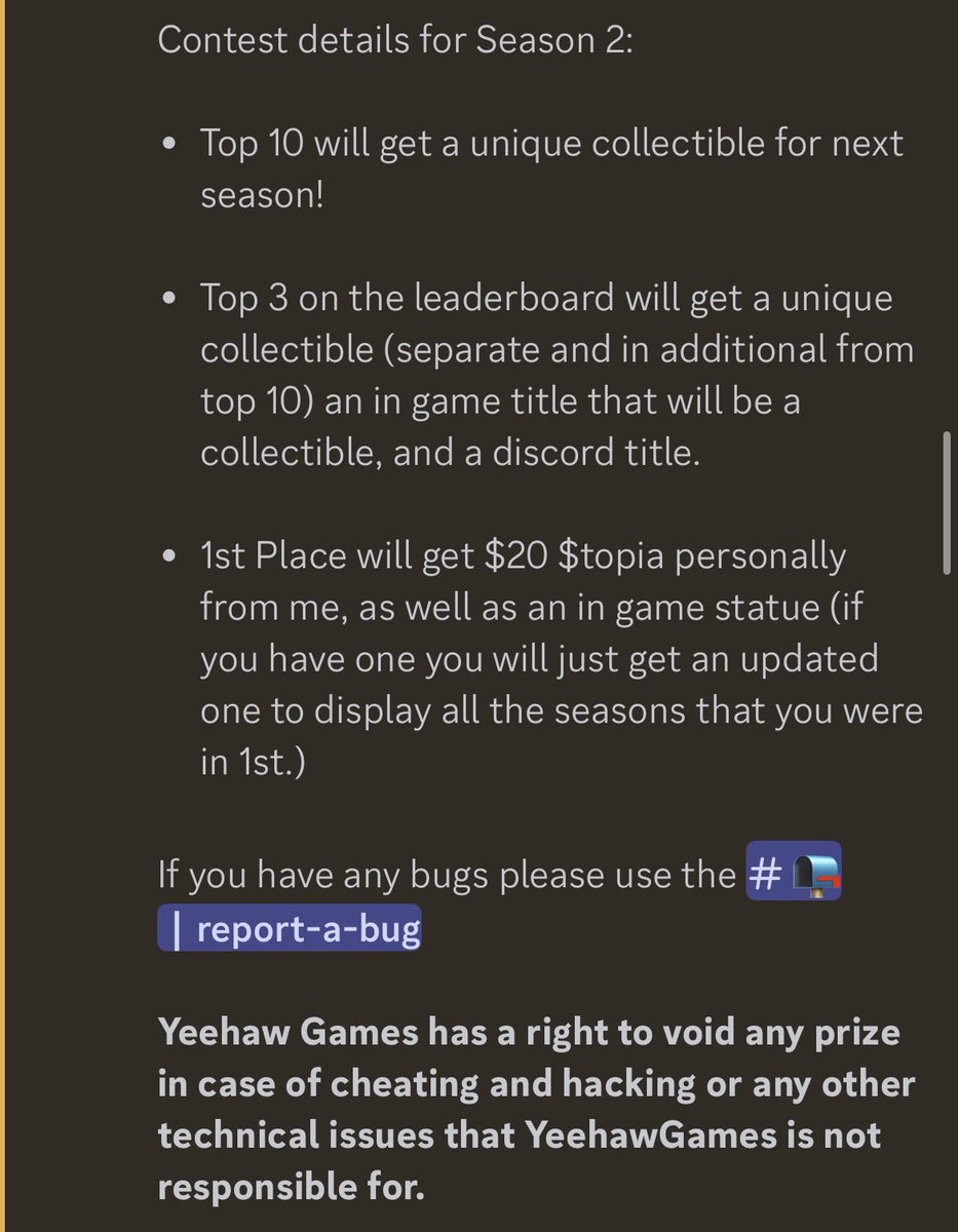 COOKIE CLICKER SEASON 3 IS HERE! 

100K $Hybux / $TOPIA Prize Pool - Compete for prizes based on leaderboard rankings.

Season 3 Leaderboard snapshot  for prized will be taken at Sunday, August 31, 2025 at 9:00 PM CST

PLAY HERE --> hytopia.com/games/cookie-c…

Season 3: v3.0.0