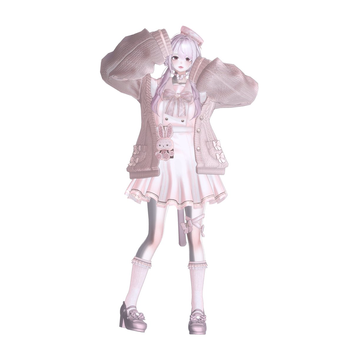 vrc_yanyan's tweet photo. 遅くなりましたが着せました🙌
#しるばーすぺーす
#Shinra3D
#AVJL https://t.co/UFHP5vZJjk
