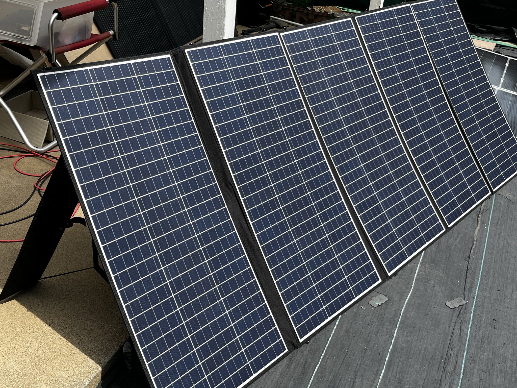 ALLPOWERS 400W ソーラーパネル ALLPOWERS Solar Generator Kit 1600W (R1500 LITE+ SP037 400W
