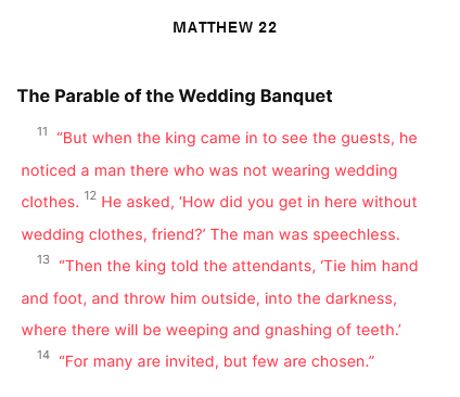 The Bible contains a mystique of garments that is almost completely ignored by Christians, even when they unknowingly ape it