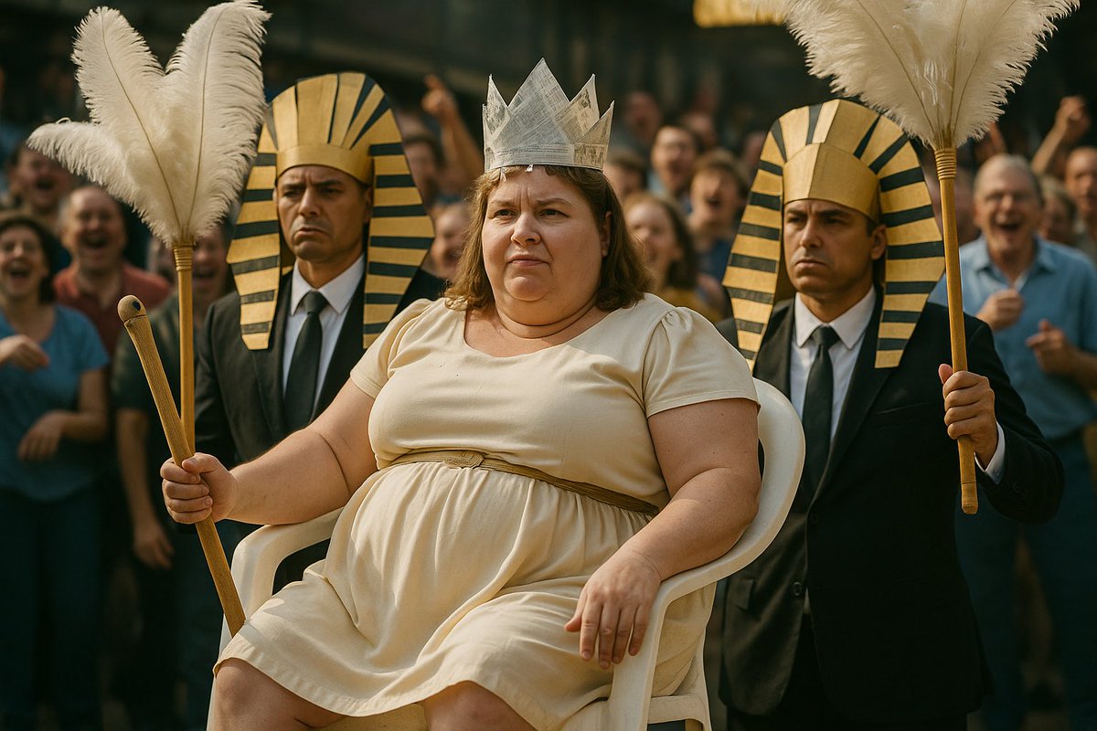 1/2
الإعلام في مصر: من الصحافة إلى ملكة الهري

الإعلام في مصر كان زمان صحافة، بقى دلوقتي سيرك. كان فيه صحفيين، بقى فيه ملوك وملكات وهميين. كان فيه أقلام حرة، بقى فيه "جلالة الملكة سمية عسلة" - ملكة الهري الأولى، اللي لو في بطولة عالمية في "الهبد"، كانت هتطلع بالميدالية الذهبية