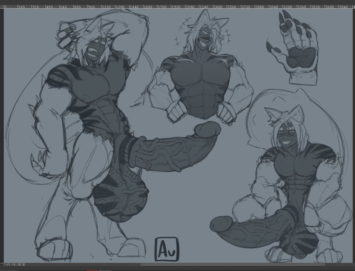 One whole ass ref-sheet for myself yahoo! I gotta work on my commissioners' stuff lol.