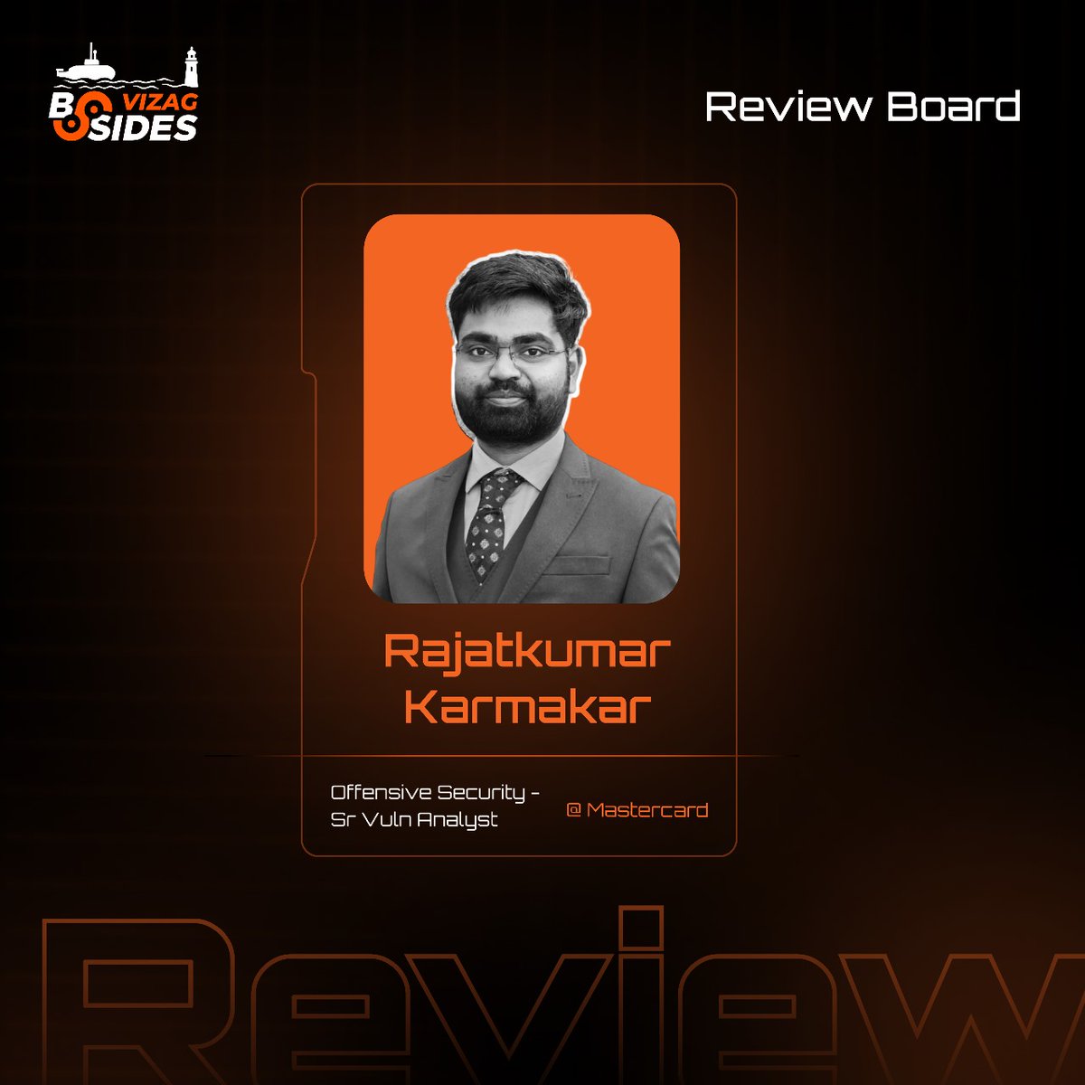 Security BSides Vizag (@bsidesvizag) on Twitter photo 🎯 Say Hello to Rajatkumar Karmarkar!
We’re excited to welcome <a href="/rajatk17/">Rajat Karmarkar</a> , Senior Vulnerability Analyst (Offensive Security) at Mastercard (UAE), to the BSides Vizag CFP Review Board!
An #OSCP certified professional and a proud <a href="/SynackRedTeam/">Synack Red Team</a> Acropolis member. 🎯 Say Hello to Rajatkumar Karmarkar!
We’re excited to welcome <a href="/rajatk17/">Rajat Karmarkar</a> , Senior Vulnerability Analyst (Offensive Security) at Mastercard (UAE), to the BSides Vizag CFP Review Board!
An #OSCP certified professional and a proud <a href="/SynackRedTeam/">Synack Red Team</a> Acropolis member.