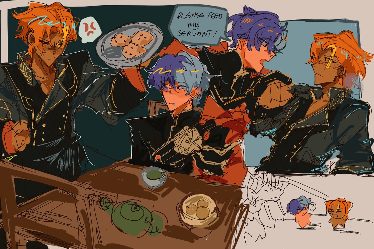 #akitoyaweek25 

chef and knight gn