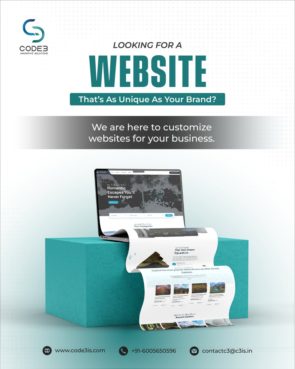 code3is's tweet image. Your brand deserves a website as unique as YOU. We design & develop custom websites that make your business stand out.
#WebDevelopment #websitespeed #Code3IS #businesssuccess #BusinessAsUsual