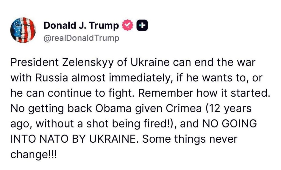 krassenstein's tweet photo. Putin can end the war immediately by giving Ukraine their land back. 

PERIOD. https://t.co/xYn7Ywii0X