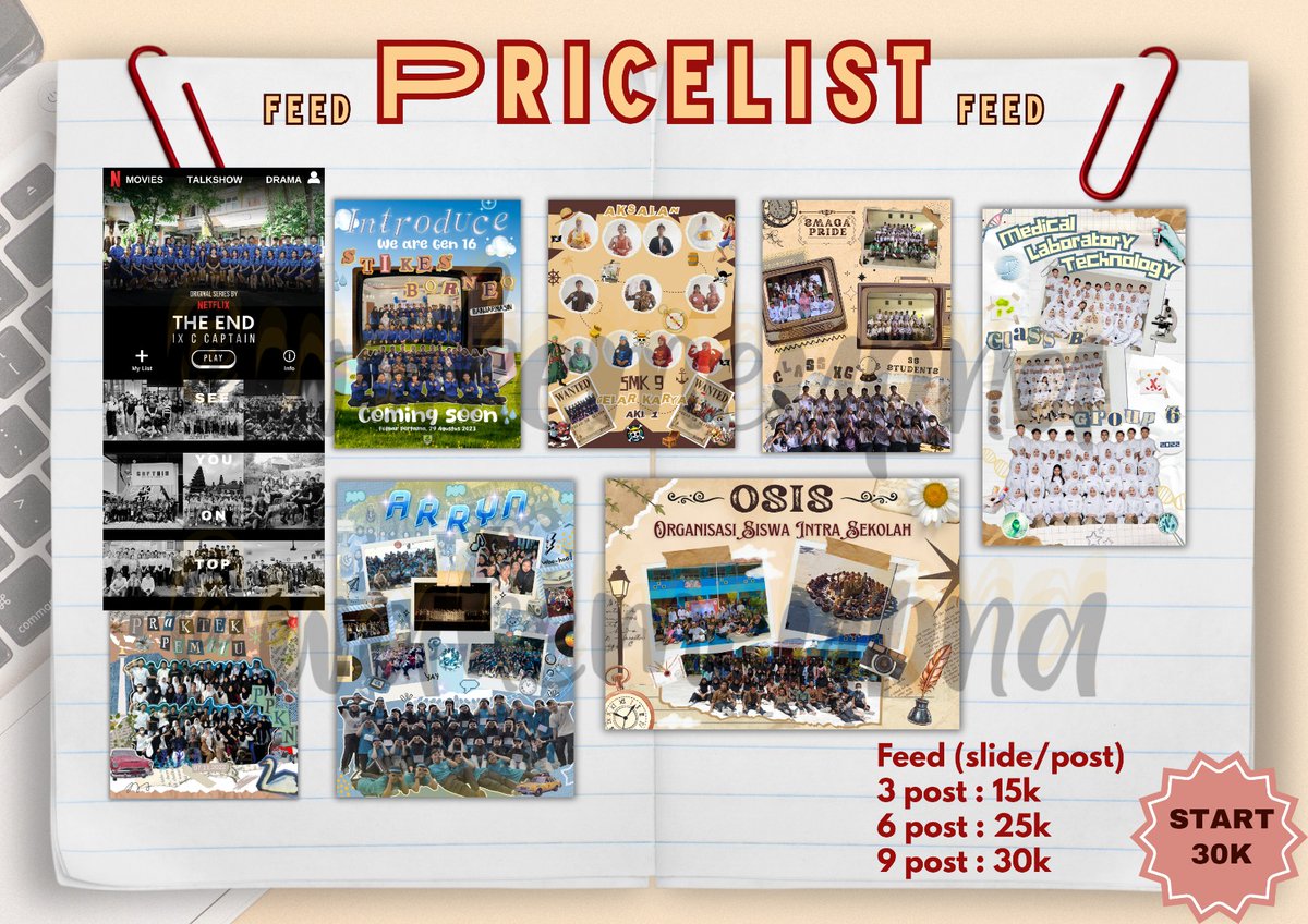 wakemeupna2's tweet photo. OPENNN!!🙂‍↔️
Yukk yang mau desain poster, pamflet, leaflet, mindmap, infografis, feed, frame story, template testi, jadwal ataupun edit pricelist bolee kesini😼💫 #zonauang️ https://t.co/DCXBkGSgSv