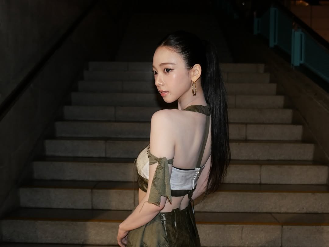 a mix of fabric, lace, and uneven edges, carrying the kind of energy that feels both raw and intentional. army green drapes meet rebellious prints, soft skin against sharp edges. my vibe isn’t polished perfect, it’s raw, confident, and untamed.