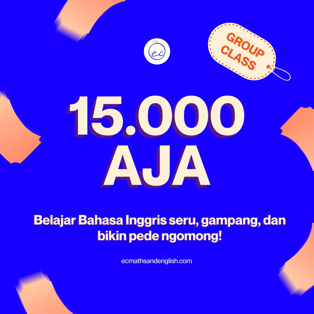 EC course | Kursus Bahasa Inggris tweet media