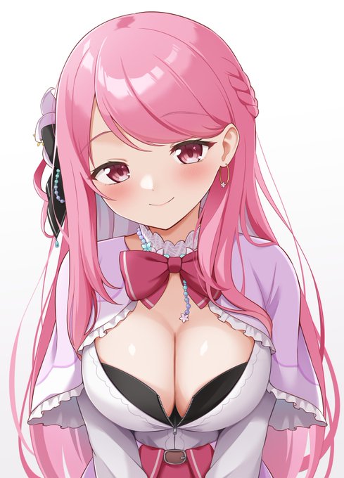 塗りの練習を兼ねて一枚!
だいぶせくし～な雰囲気になった気がする
特に胸元…!
#かずみんあーと 