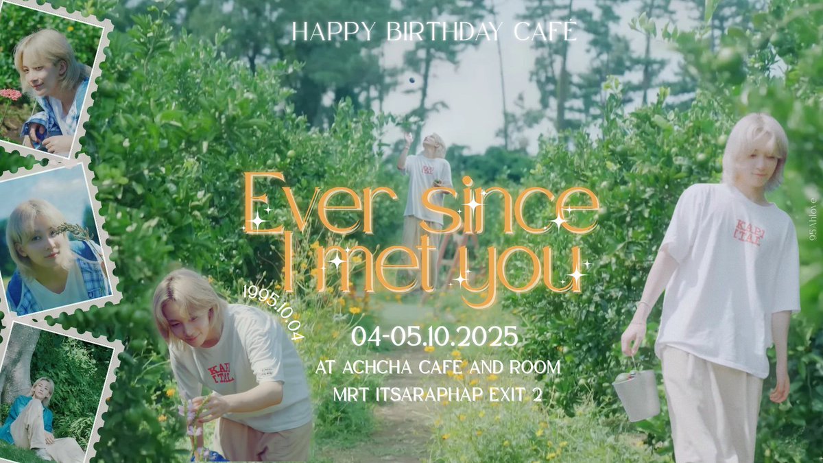 Happy birthday café
•☁️🐇🍻🎂🩷
✨Ever since I met you✨
•
🗓️ 4-5 Oct 25 (SAT-SUN)
🕘 10.00 AM - 6.00 PM.
📍<a href="/Achchacafe/">Achcha อัชฌา cafe and room</a>
📍MRT Itsaraphap Exit 2
•
#eversince_Imetyou_JH #윤정한 #정한 #กะรัตพระเวสสันดร #JEONGHAN