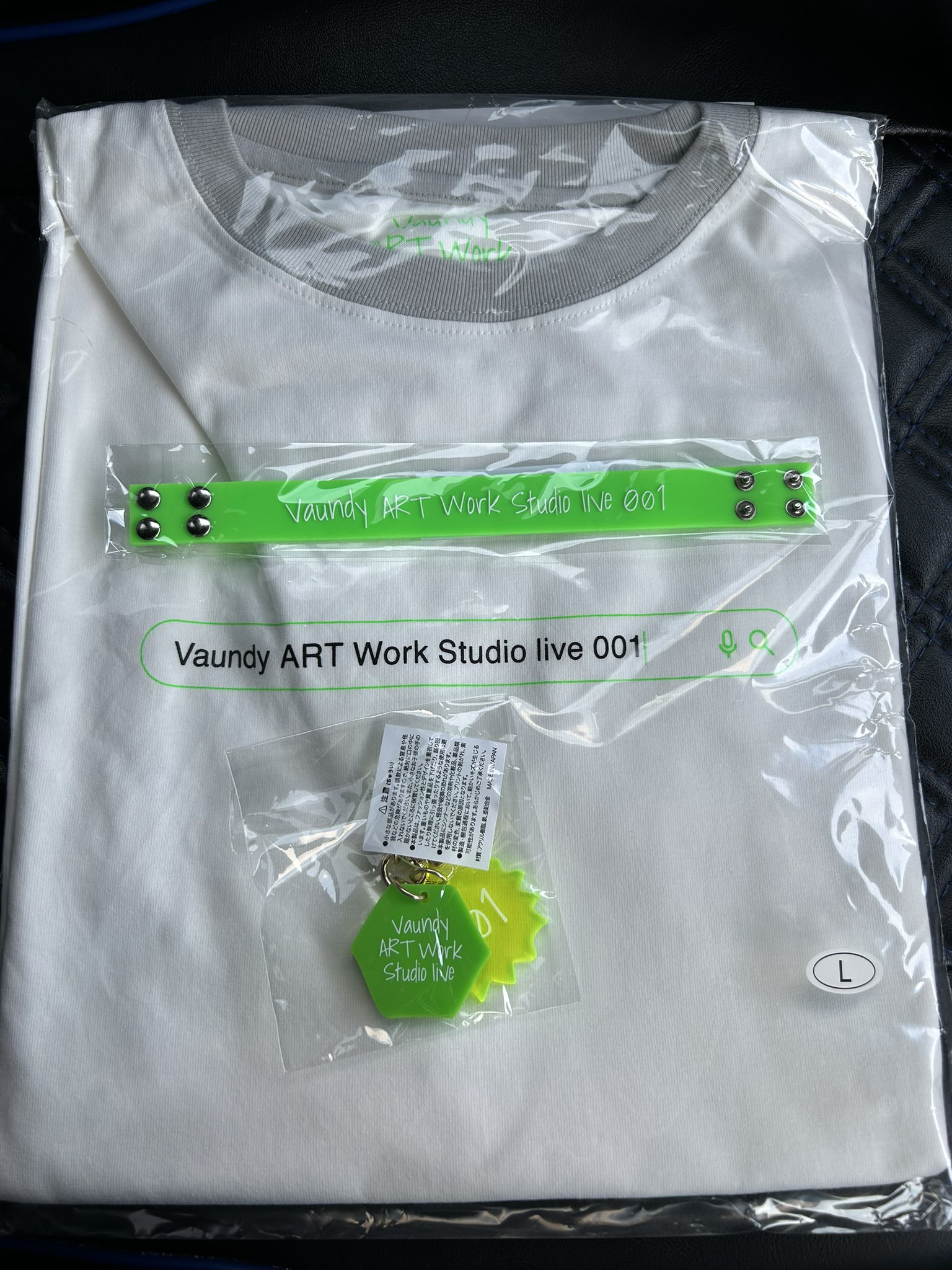 Vaundy ART Work Studio live 001 Tシャツ L 2020/10/28 ''ASH