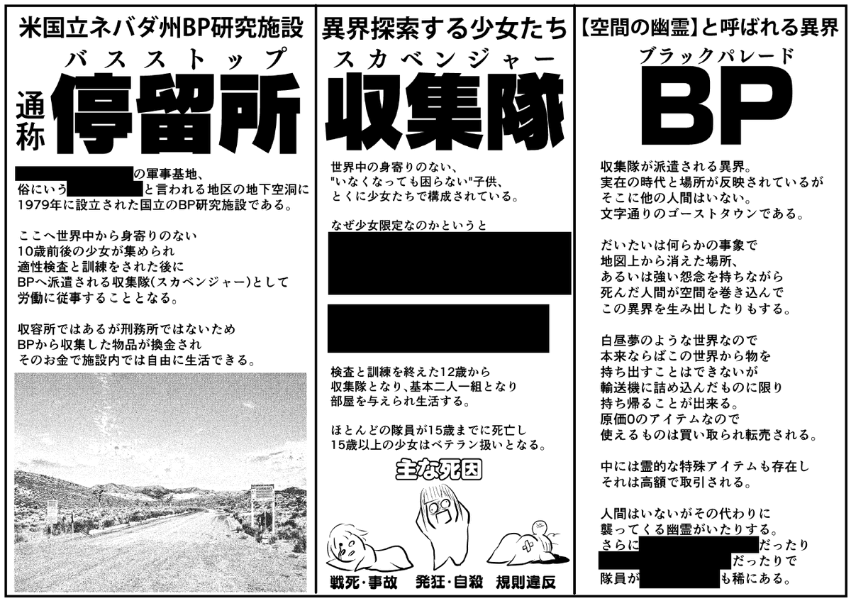 因みにこの初顔合わせの時ですが
挨拶もほどほどにいきなり
「ヤンチャン烈用にこんな企画を用意したのですが」
ってトンチキな企画書を見せつけるという奇行をやって
結果その企画通ったのでヤンチャン編集部もかなりトンチキです。
#スカベンジャーズアナザースカイ