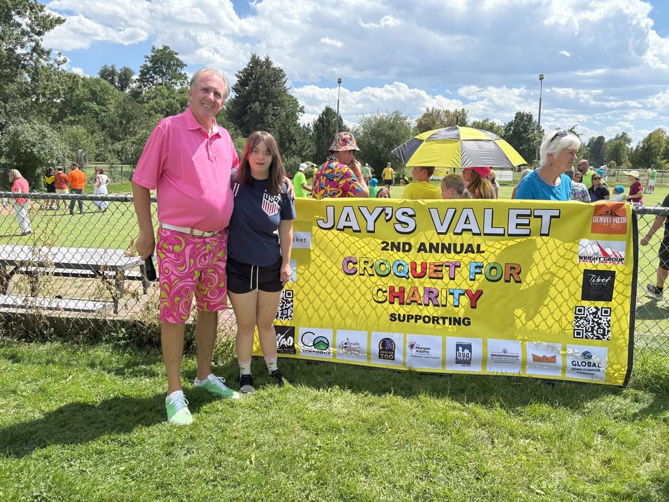GDSFoundation's tweet photo. πHad the BEST time at @jaysvalet 2nd Annual Croquet for Charity event in Wash Park! 1st #GLOBALAmb. Sophia hit the croquet peg! Thx to Jay & Kiana, Jay's graet staff & GLOBAL's/Jay's friends for playing/donating. Proceeds go to life-saving medical care! https://t.co/ndYWyqqMhJ https://t.co/ofO538rNQq
