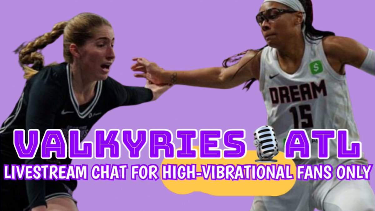 Now going live with <a href="/poormanscommish/">Poor Man's Commish</a>…

#Valkyries-Dream watch party for 
#Warriors fans: Kate Martin! Allisha Gray! For HIGH-VIBRATIONAL fans!

👇 LINK BELOW 👇