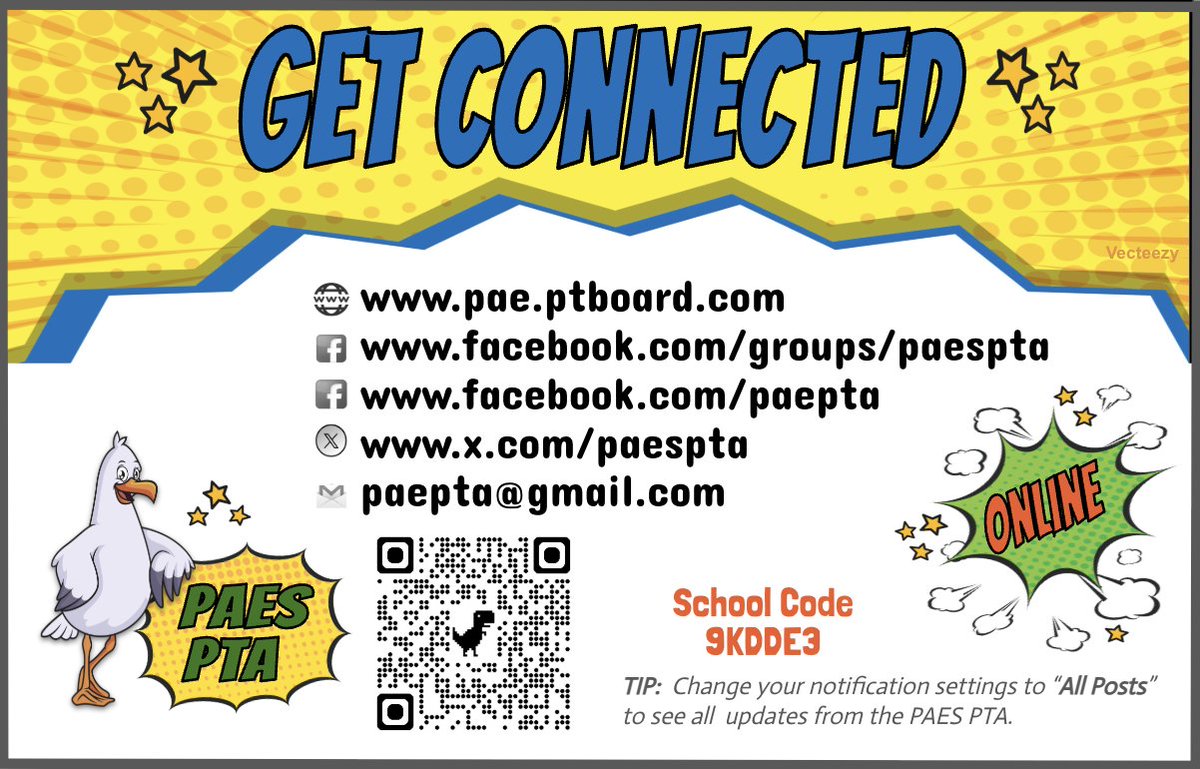 Princess Anne Elementary PTA (@paespta) on Twitter photo Get connected with the PAES PTA & stay in the know!
- PAES PTA Website: pae.ptboard.com (School Code: 9KDDE3)
- FB Families Group: facebook.com/groups/PAESPTA
- FB PAES PTA: facebook.com/paepta
- X: x.com/paespta
- Email: paepta@gmail.com
#paepta #paespta Get connected with the PAES PTA & stay in the know!
- PAES PTA Website: pae.ptboard.com (School Code: 9KDDE3)
- FB Families Group: facebook.com/groups/PAESPTA
- FB PAES PTA: facebook.com/paepta
- X: x.com/paespta
- Email: paepta@gmail.com
#paepta #paespta