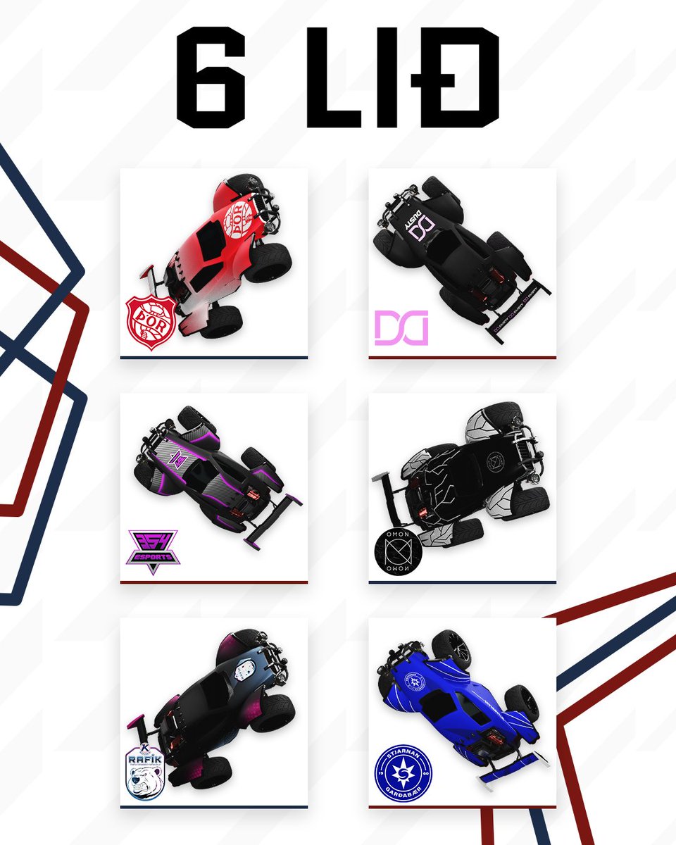 Þessi 6 lið keppa í GR Verk Deildinni!

7. September kl 14:00🥳