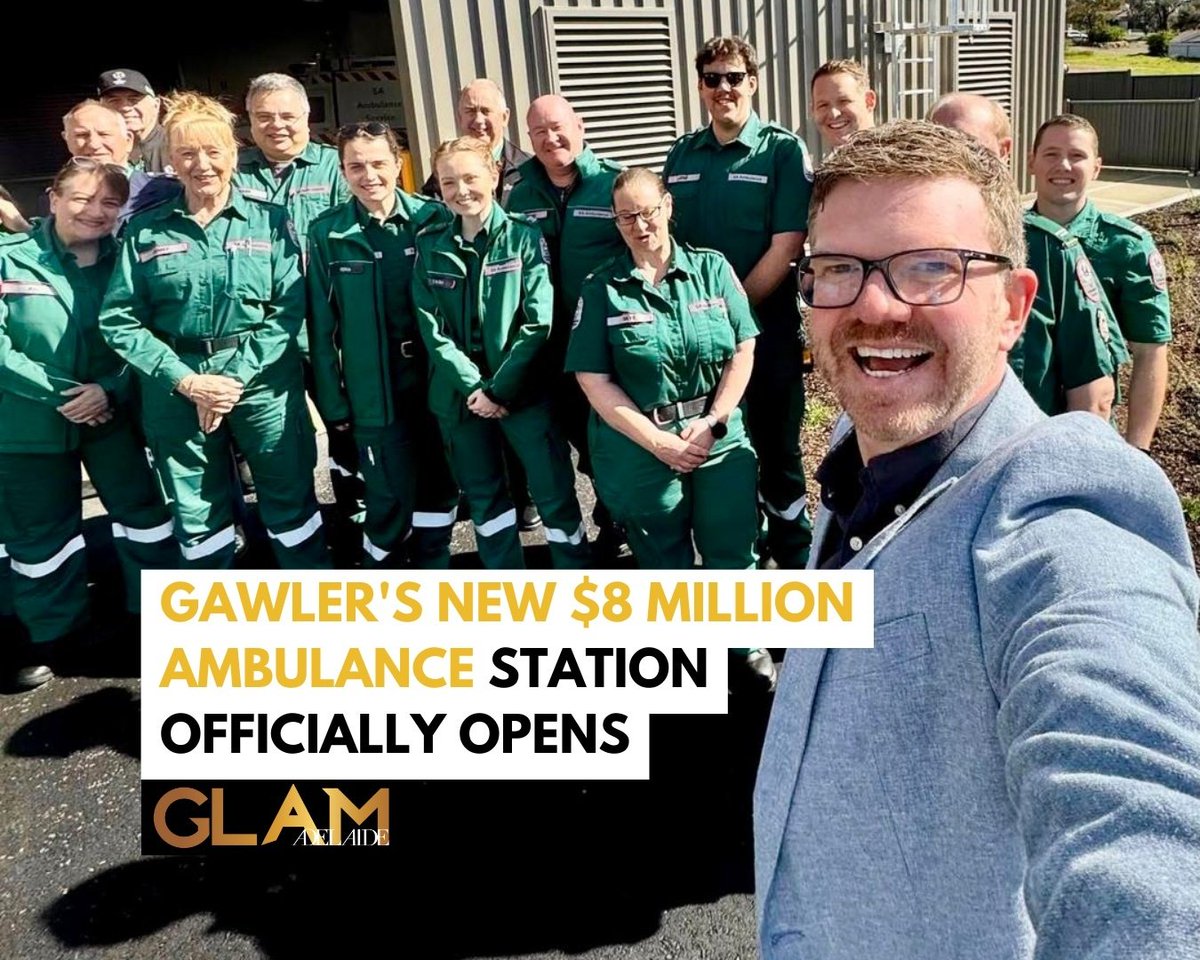 AMBULANCE STATION OPENS 🚑 Offically opened yesterday, months ahead of schedule, the station will help to enhance the emergency service capabilities in Gawler. >> ap1.hubs.ly/y0bMz70

📸Gawler Ambulance Station and Chris Picton MP Facebook

🌟 Read daily news on our free