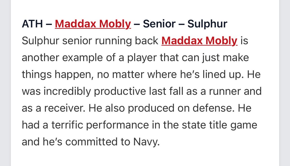 BulldogSulphur's tweet image. Pretty incredible that out of 28 players selected from the whole state to the first team Prep Redzone All State team- there are 2 Dogs and 1 Wolf… just 3 Murray county boys just doing what they do best and that’s playing the game the way it’s supposed to be played and being…