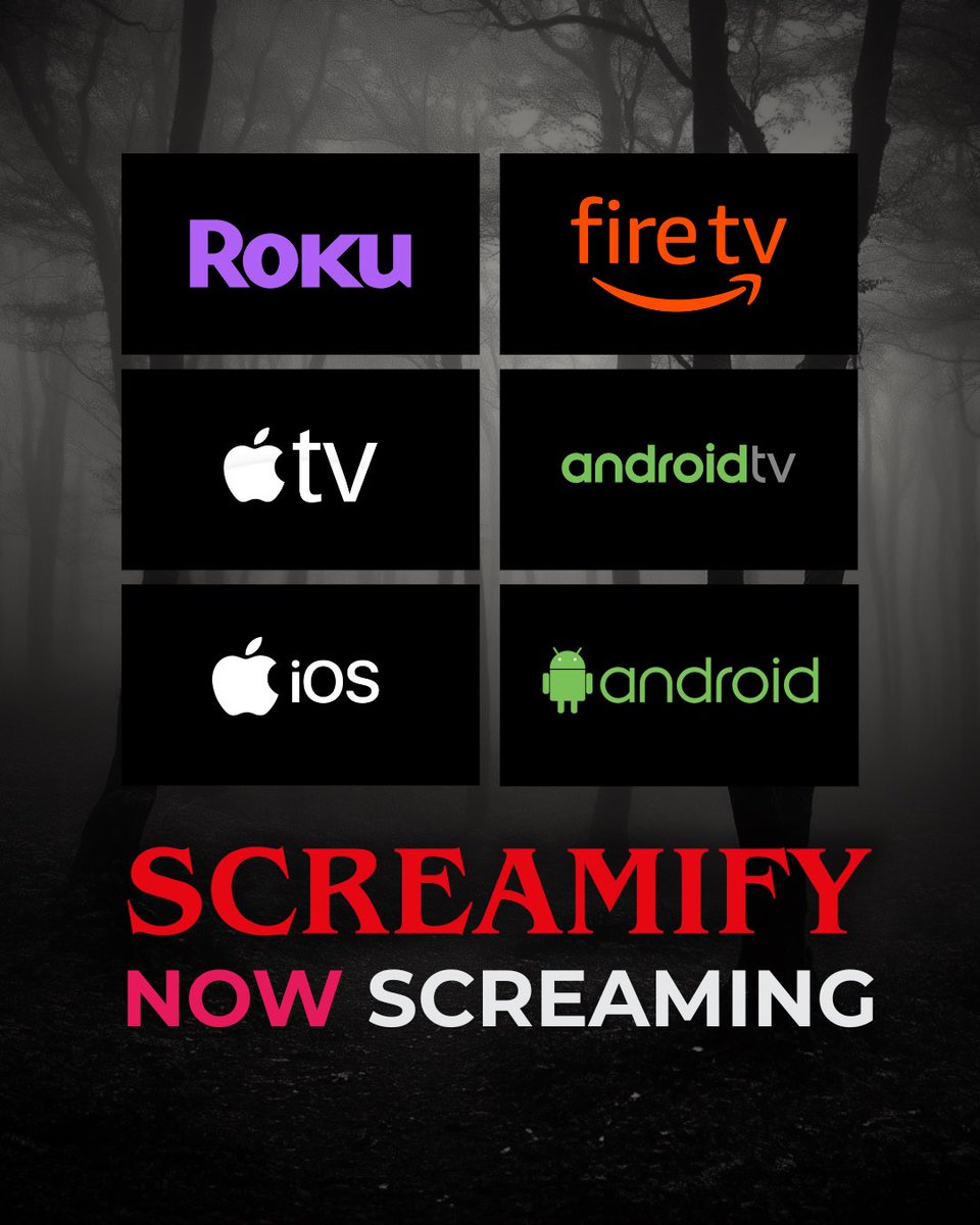Now screaming on all platforms. #screamify #creepy #horror
