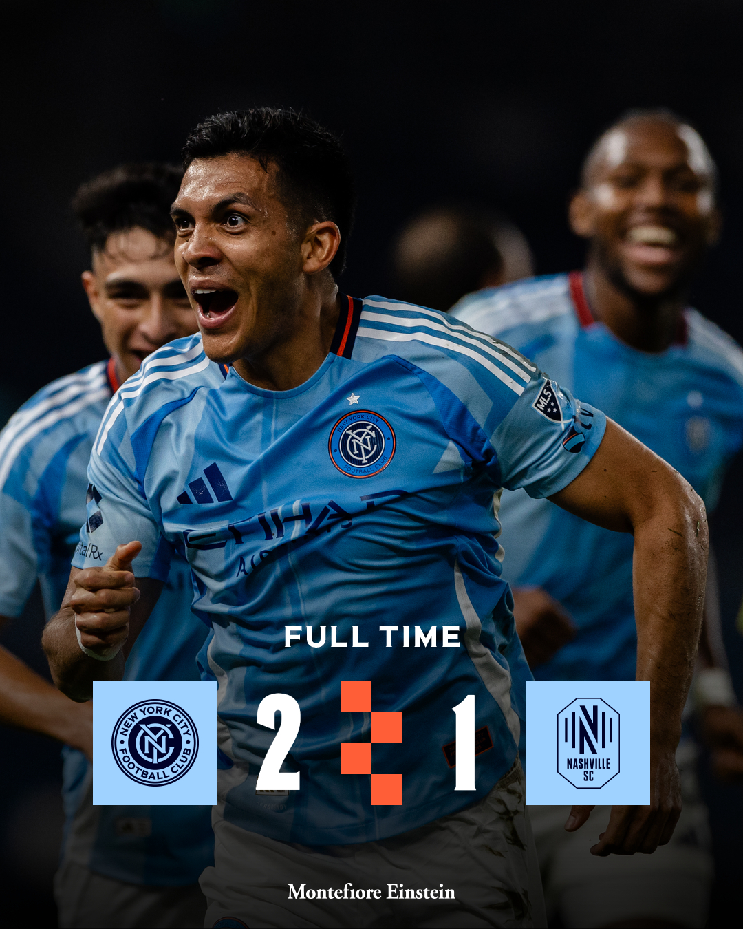 FT: New York City FC 2-1 Nashville SC