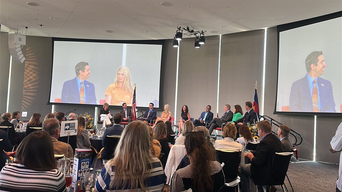 It was an honor to join my colleagues for the <a href="/ColoradoChamber/">Colorado Chamber</a> Congressional Luncheon to talk with Colorado’s incredible business community. 

By working across the aisle, we will keep fighting for real solutions that keep our state at the forefront for success!