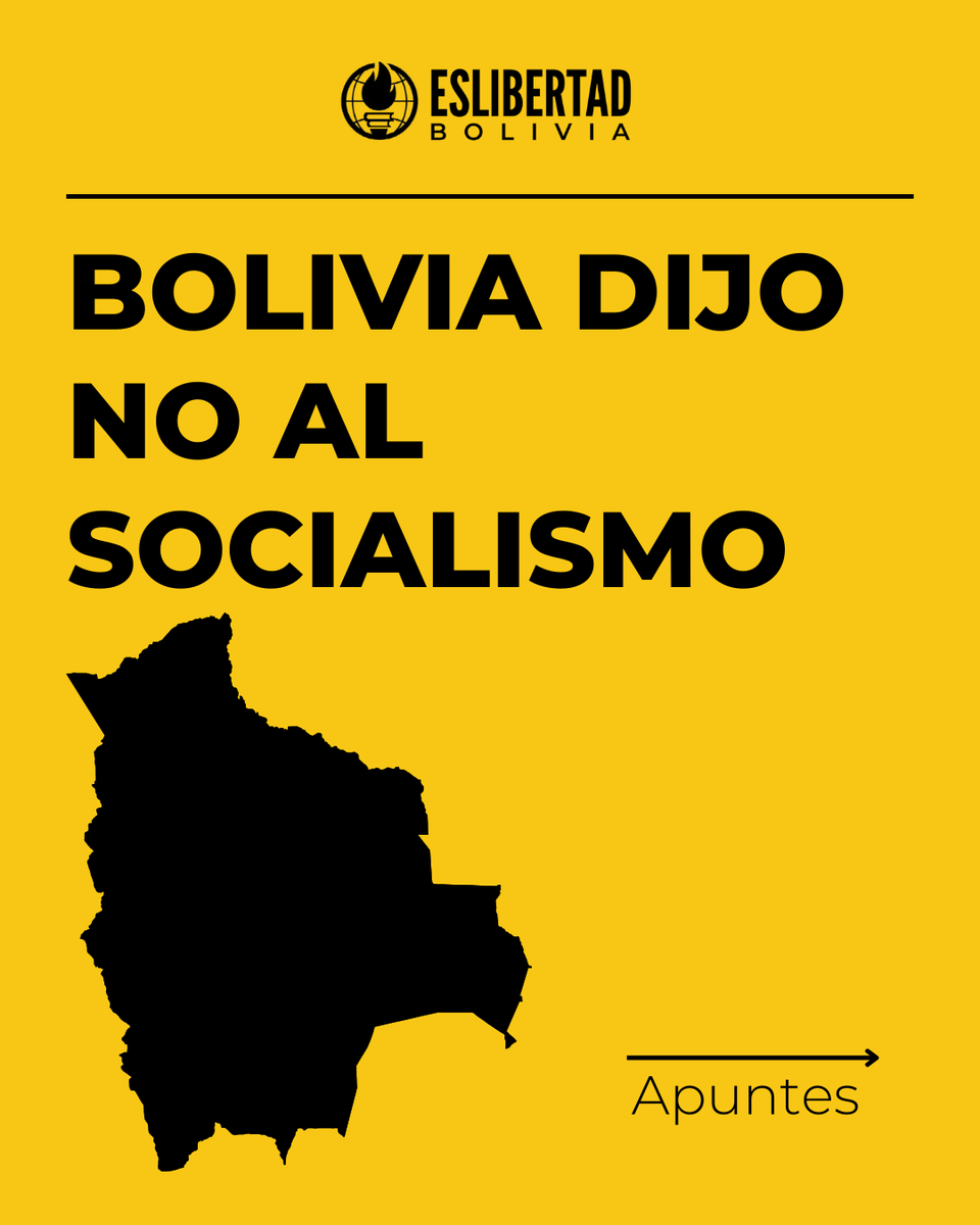 EsLibertadBol's tweet photo. El día de hoy Bolivia vivió una jornada electoral, y los resultados son contundentes contra el socialismo 

LA IZQUIERDA PERDIÓ 📣 https://t.co/eCM5x4WnTI