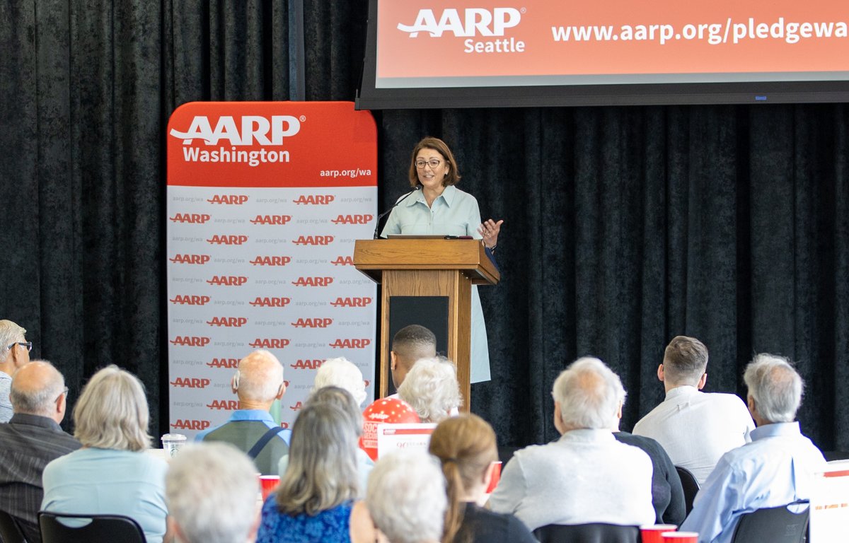 AARP Washington St. (@aarpwa) on Twitter photo Thank you, <a href="/RepDelBene/">Rep. Suzan DelBene</a> for joining us to stand up and protect Social Security for today's retirees and for generations to come. #WeEarnedIt #SocialSecurityIs90 Thank you, <a href="/RepDelBene/">Rep. Suzan DelBene</a> for joining us to stand up and protect Social Security for today's retirees and for generations to come. #WeEarnedIt #SocialSecurityIs90