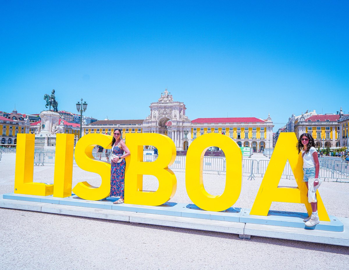 Doing tourist things.