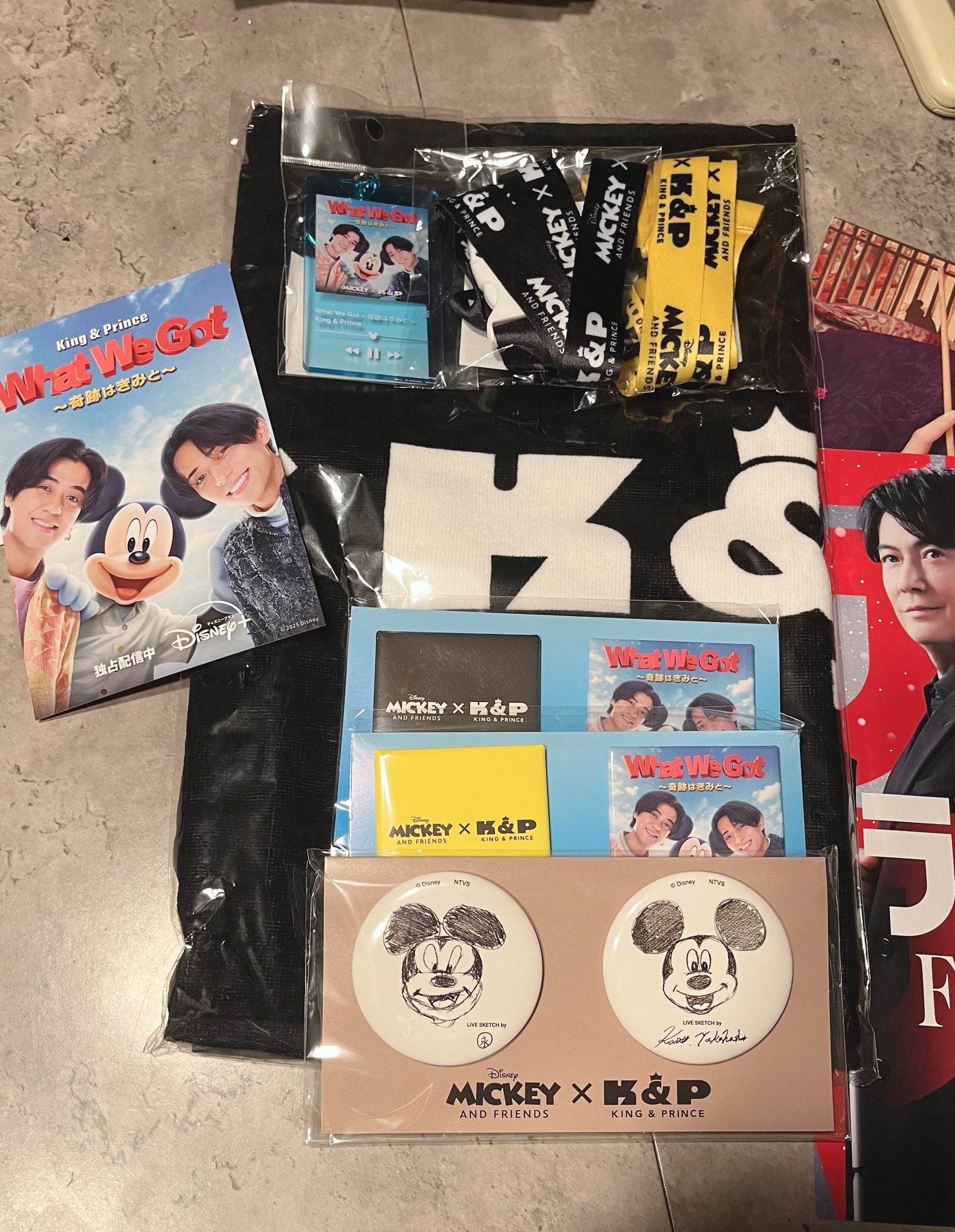 Mickey & Friends x King＆Prince グッズ まめちゃん on X: 
