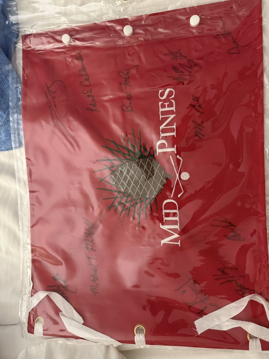 huntingbirdies (@jeff17black) on Twitter photo My golf trip tradition, guys on the trip sign a flag for me. My golf trip tradition, guys on the trip sign a flag for me.