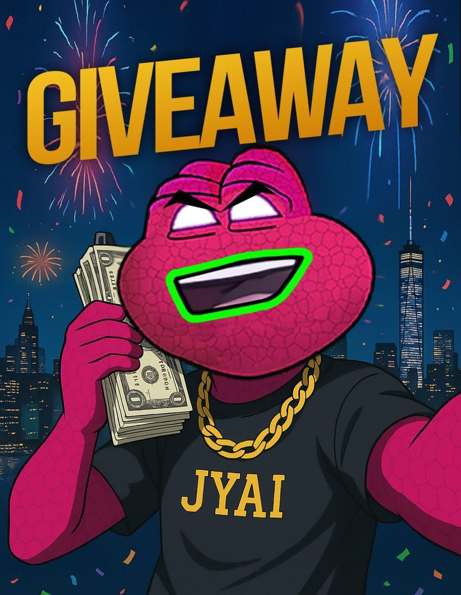 🚨 $500 $JYAI Giveaway! 🚨

We’re giving away $100 in $JYAI tokens each to 5 lucky winners! 🎉

💰 How to Enter:
1️⃣ Repost this X post + Like the YouTube video (🚨 Do not comment under the video)
🎬 18+ only: youtu.be/-RNgjUaZAxk
2️⃣ Find Jerry in the episode → take a