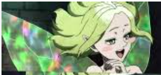 Divine_Slyph's tweet photo. "My Yuno calls me Bell. What's yours?"

She feels that the giant lady is strong 
but she feels no magical energy. https://t.co/hP2z7E4Wdc