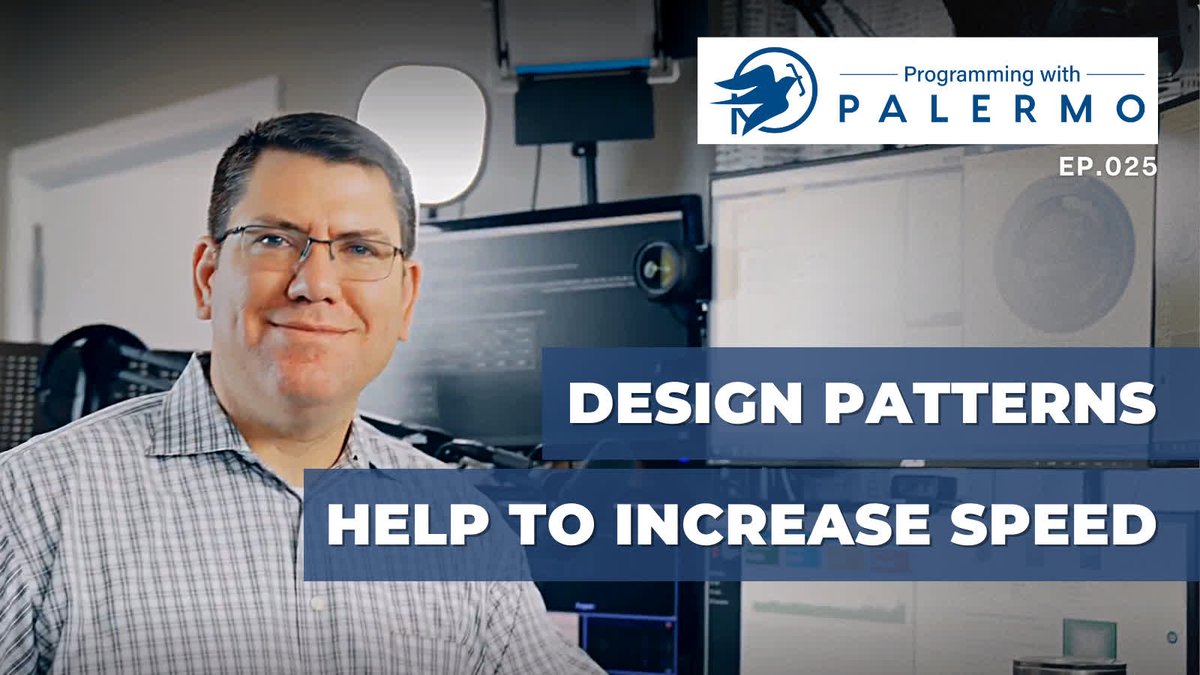 ClearMeasure's tweet image. In this episode of Programming with Palermo: Design Patterns Help to Increase Speed
bit.ly/3WS2lht
Learn an element of a design pattern- Benefit: advantage in code by applying the pattern
@jeffreypalermo
#pwp #designpattern #programming