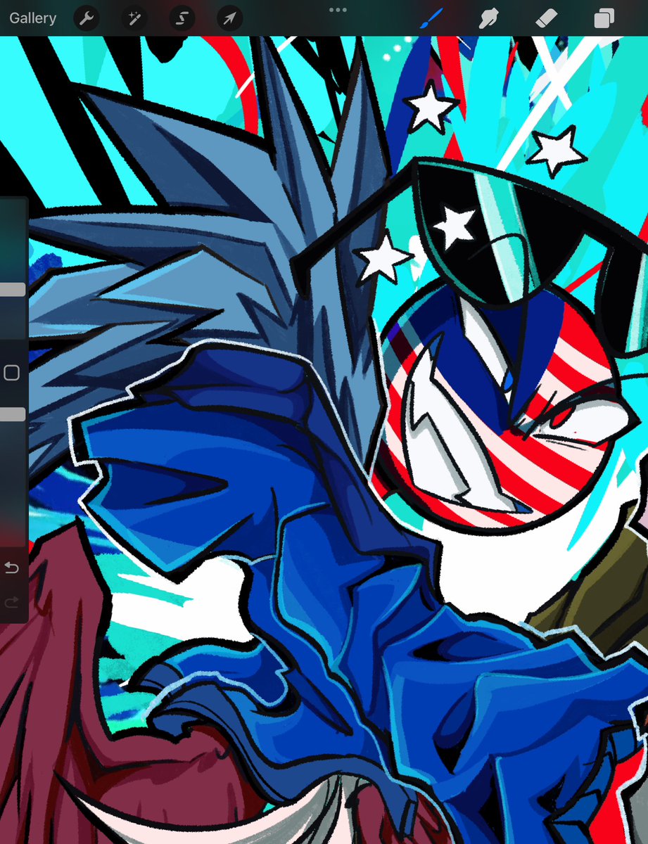 atrixch's tweet image. It’s 2025 and I’m still drawing my ame bald (wip)