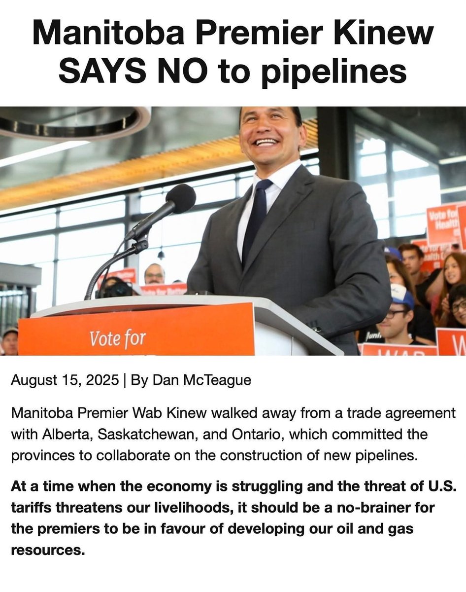 🇨🇦 - Proof that NDP (BC and Manitoba) are as bad as the Liberals when it comes to supporting Canadian Business and Investments