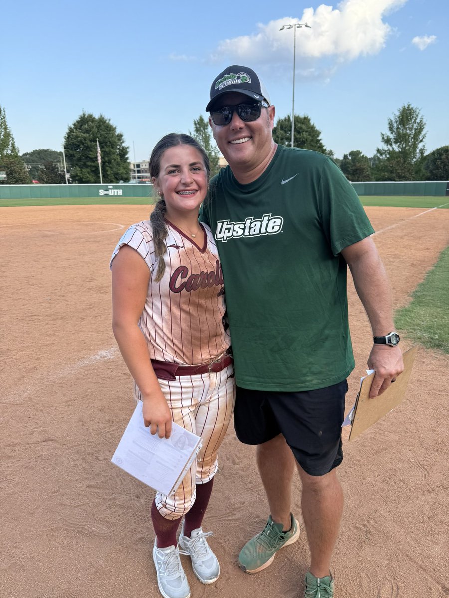 CalvertTayte's tweet image. Had the best day @UpstateSoftball today!! Thank you so much @PACKUPSTATE and Coach Hawkins for such an amazing day of learning!
@Coach_TMeds 

@EliteGulick09 @claireeowens17